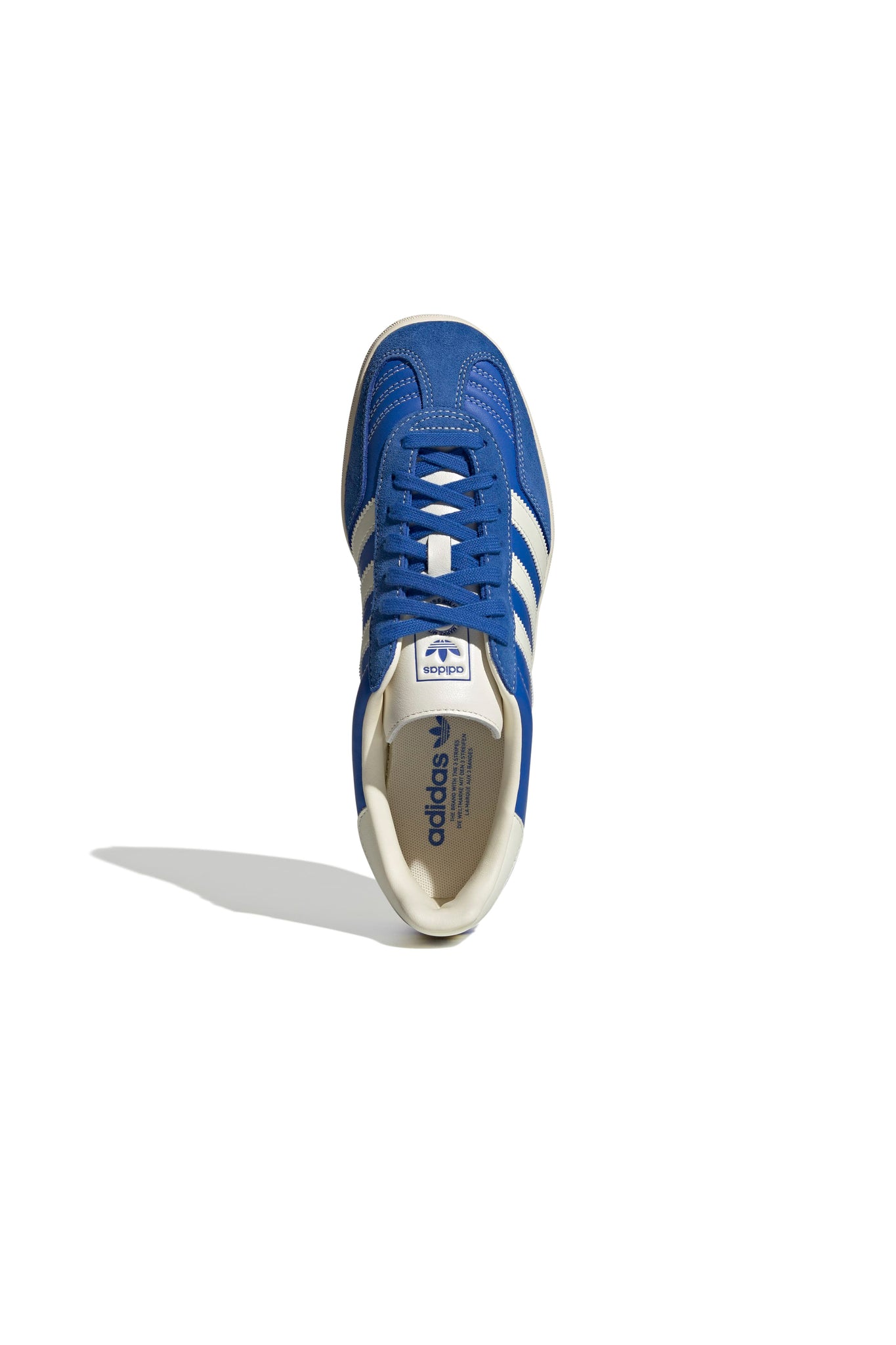 Gazelle Indoor Shoes Blue/Cream White/Gold Metallic