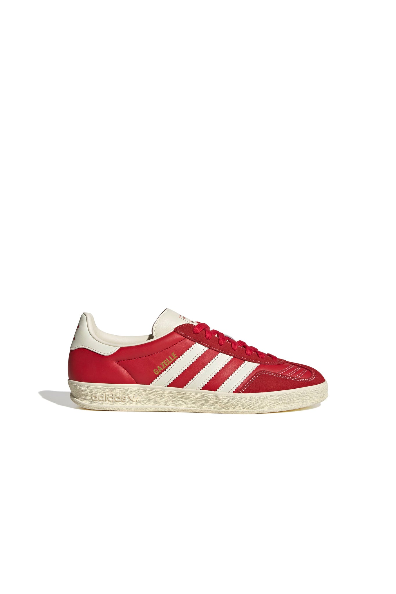 Gazelle Indoor Shoes Better Scarlet/Cream White/Gold Metallic