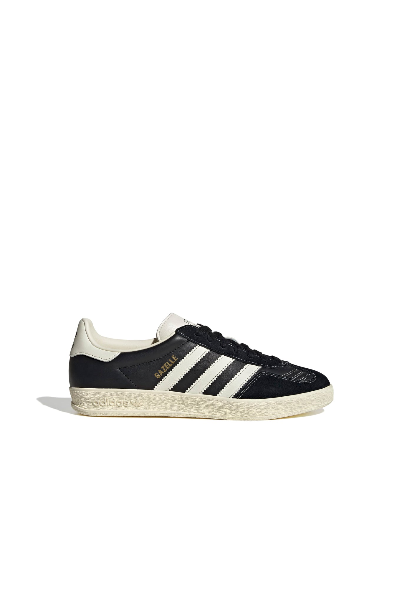 Gazelle Indoor Shoes Core Black/Cream White/Gold Metallic