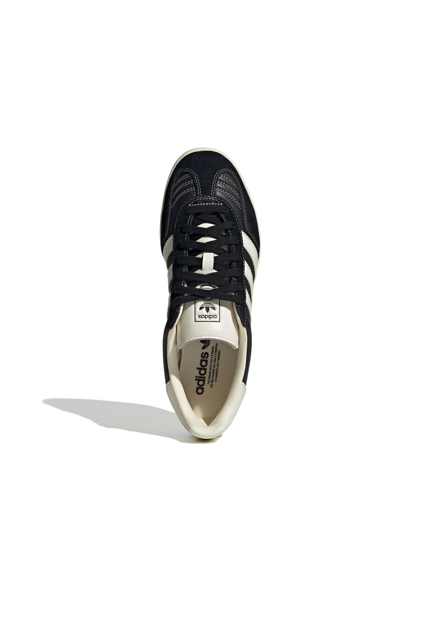 Gazelle Indoor Shoes Core Black/Cream White/Gold Metallic