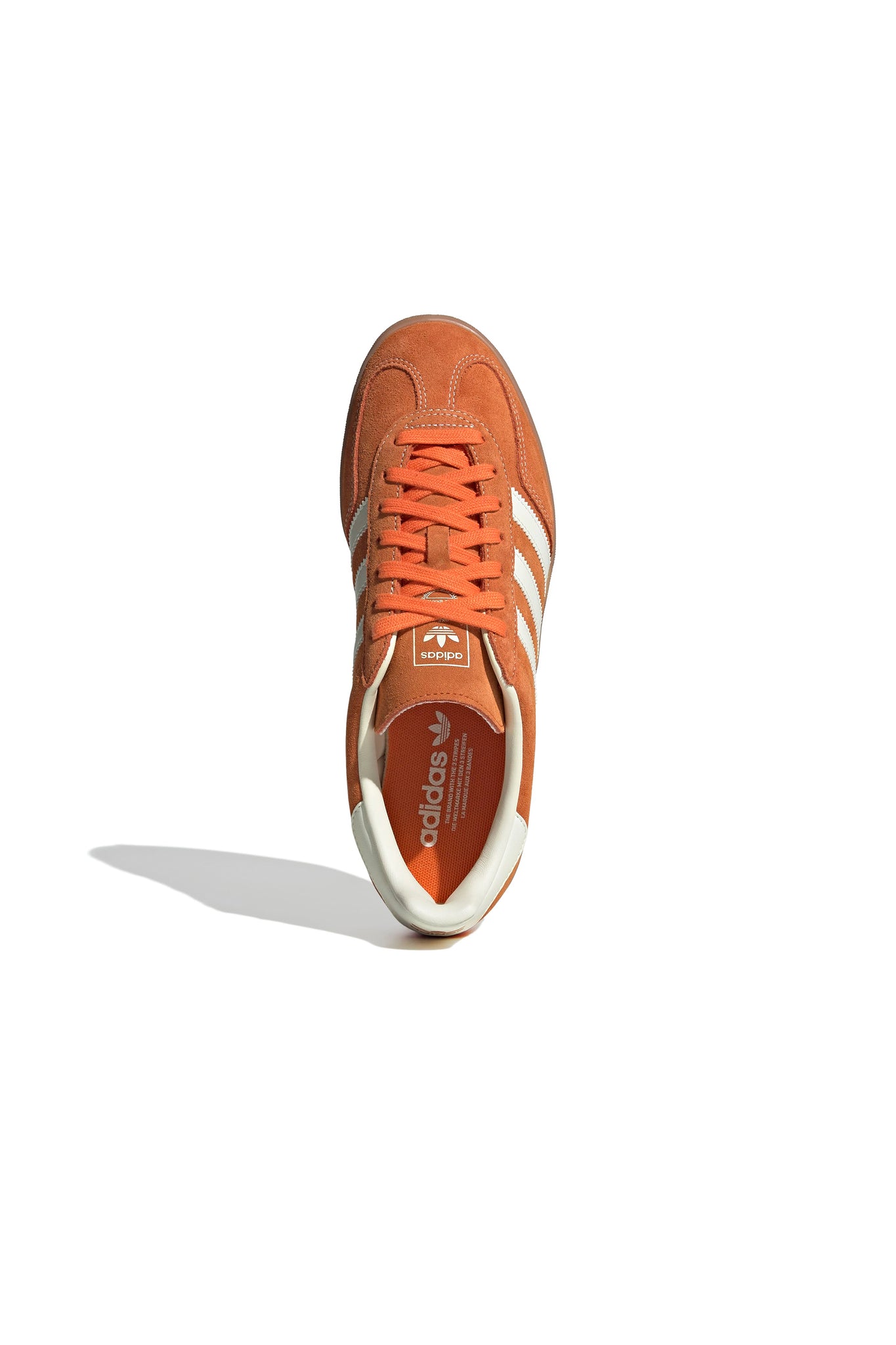 Gazelle Indoor Shoes Orange/Off White/Gold Metallic