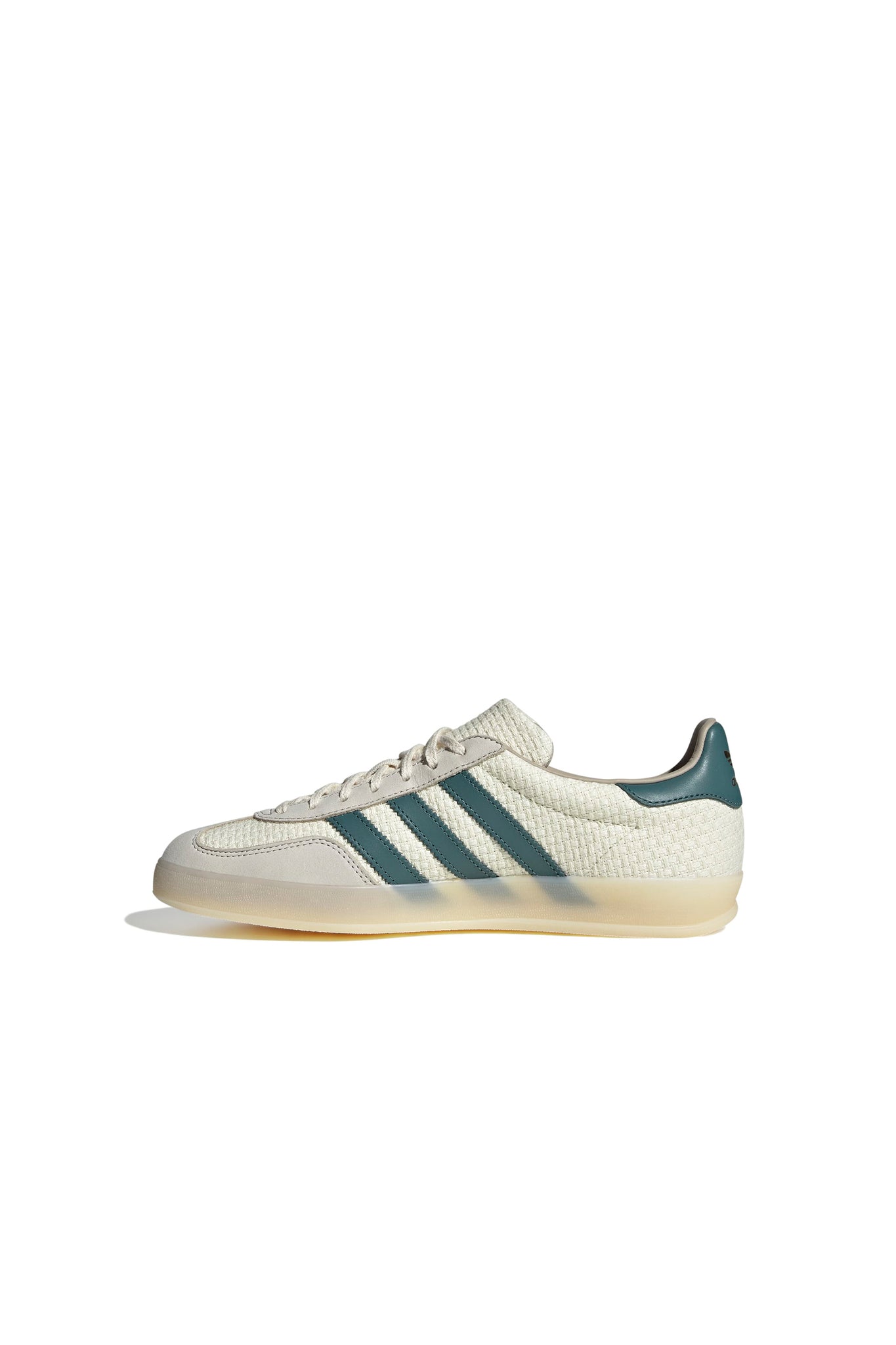 Gazelle Indoor Shoes Cream White/Preloved Teal/Wonder White