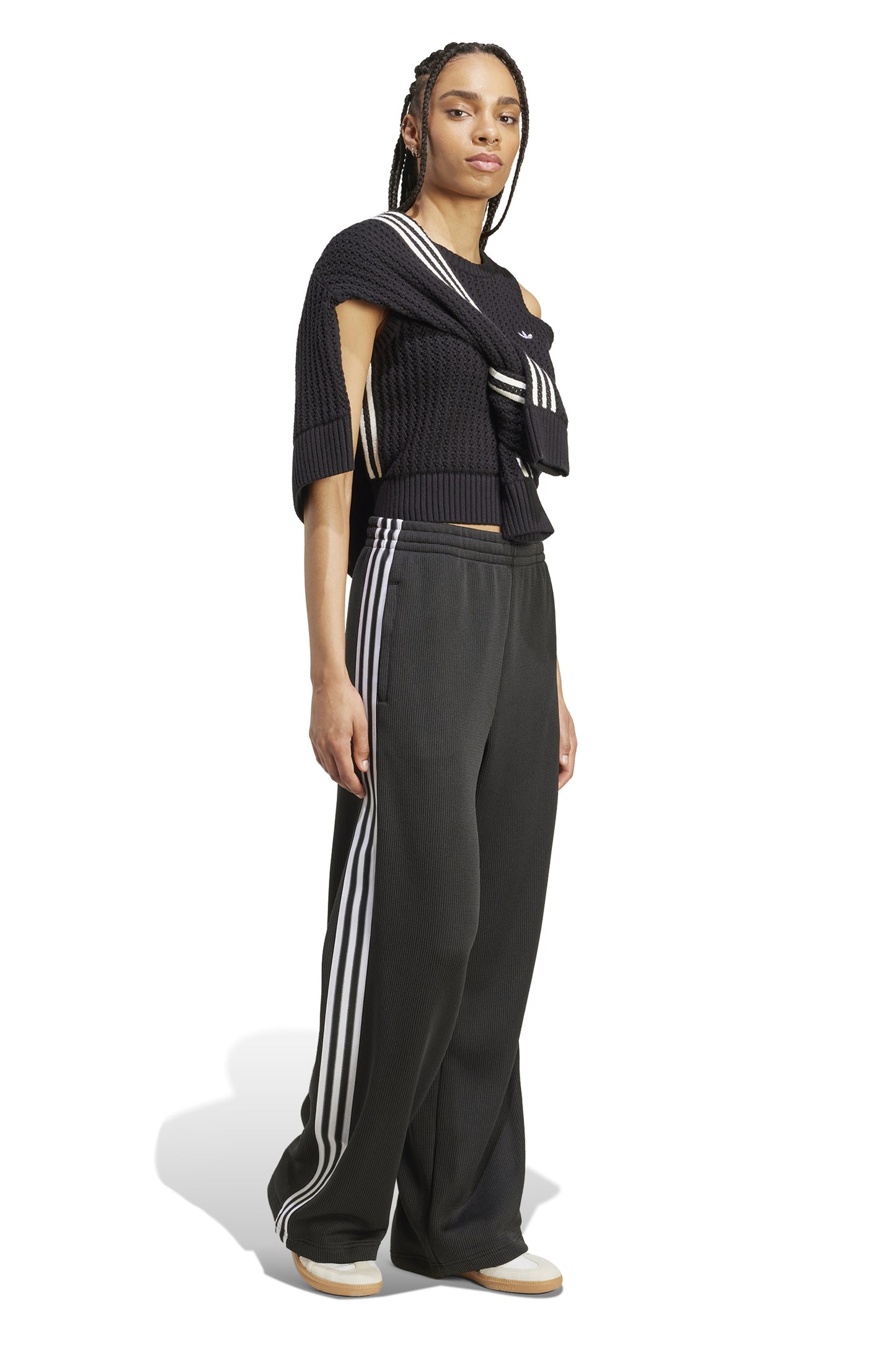 Firebird Knit Track Pant Black/White