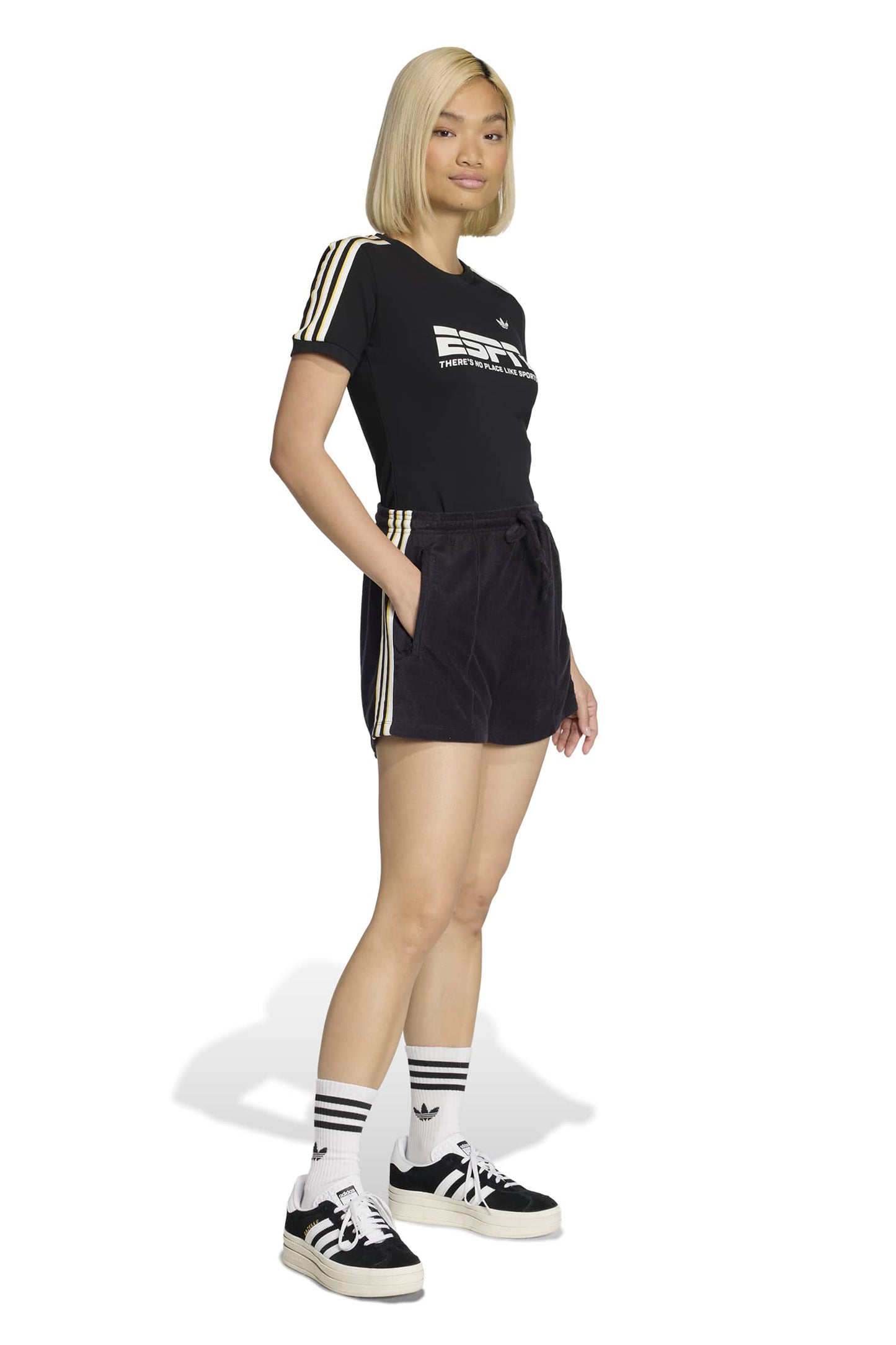 Terry Towel Firebird Shorts Black