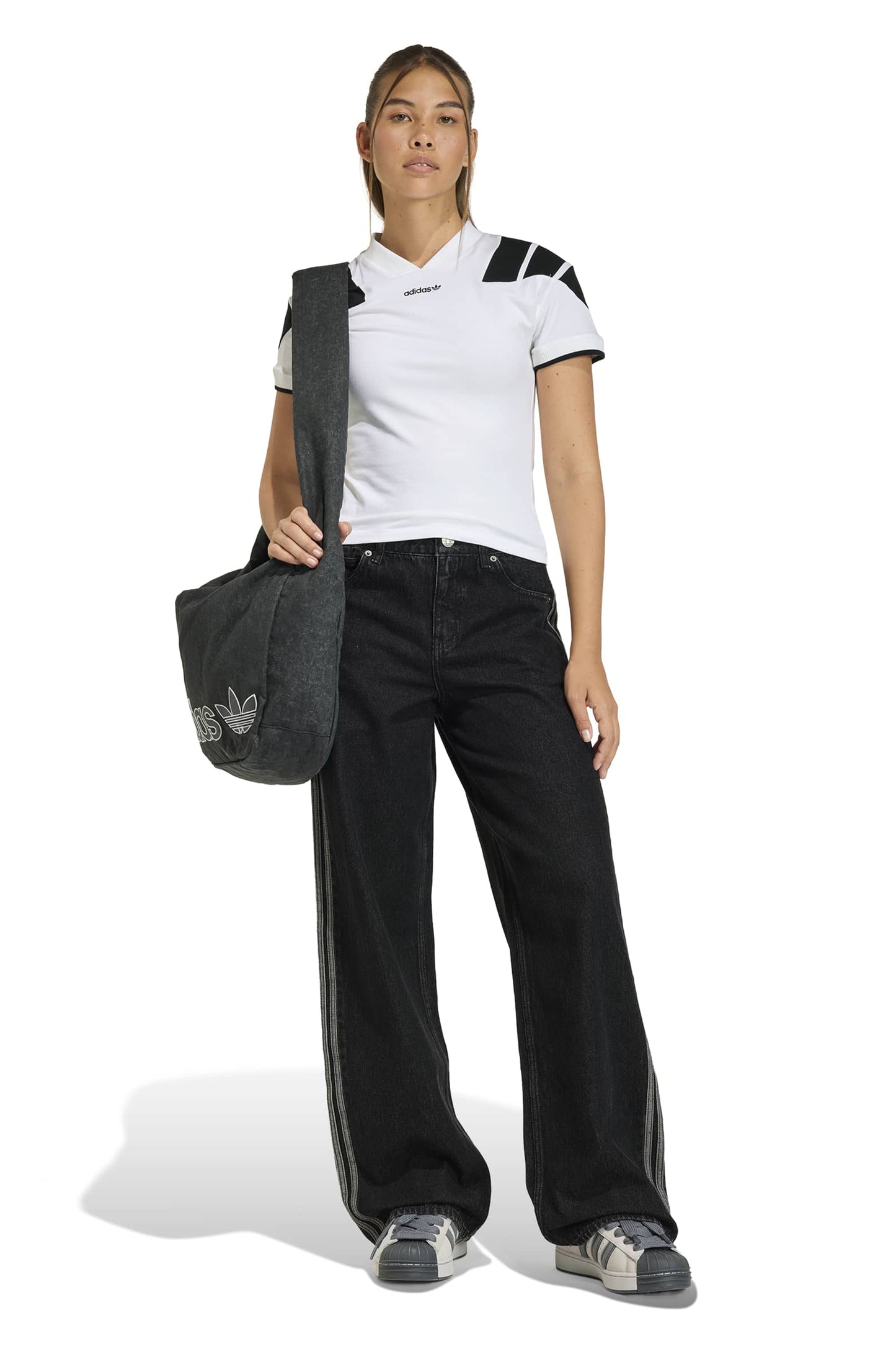 Firebird Denim Track Pants True Black