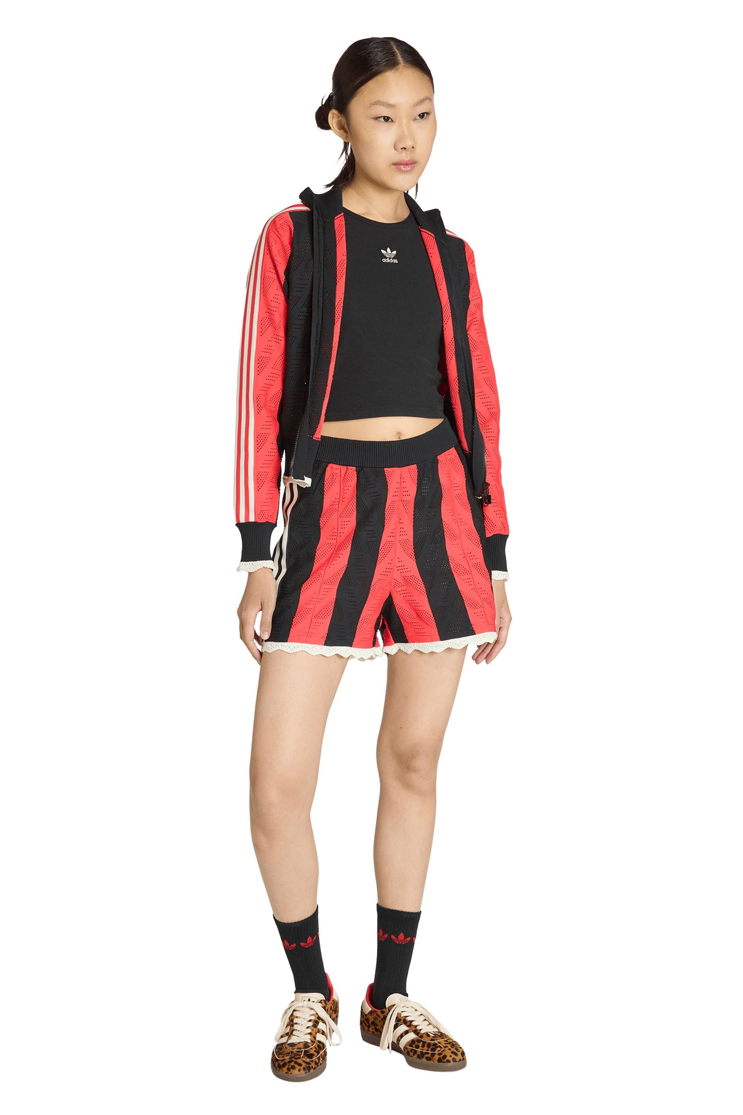 Firebird Loose Shorts Black/Semi Lucid Red