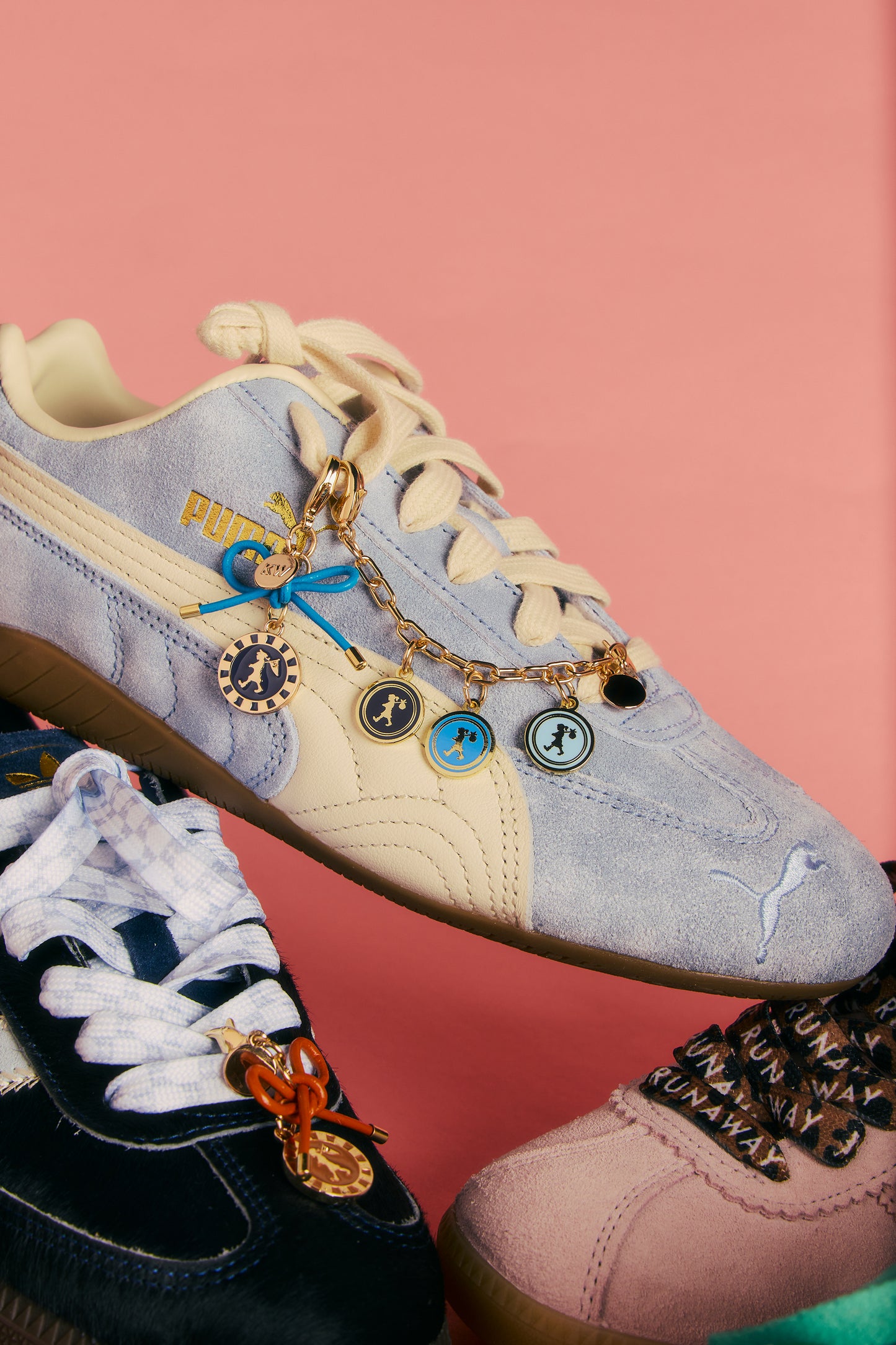 Sailor Girl Charm Gold/Navy