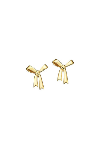 Bow Studs Gold-Plated