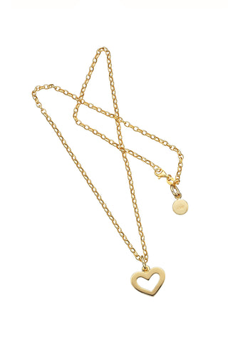 Heart Necklace Gold-Plated
