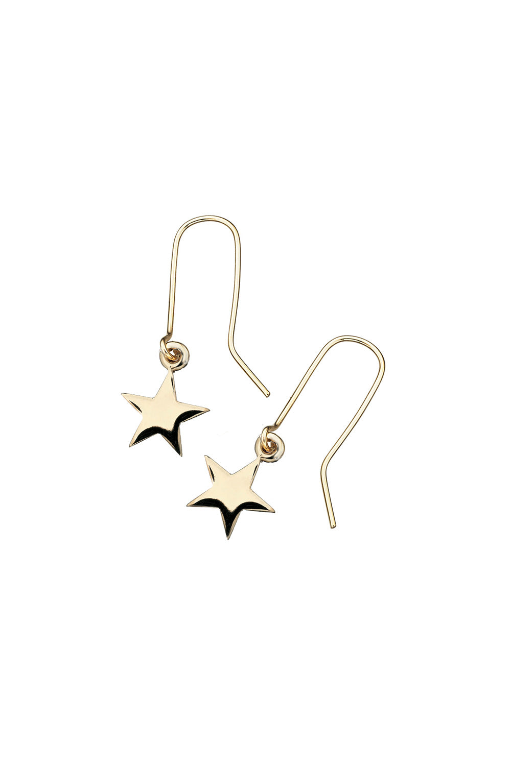 Star Earrings Gold-Plated