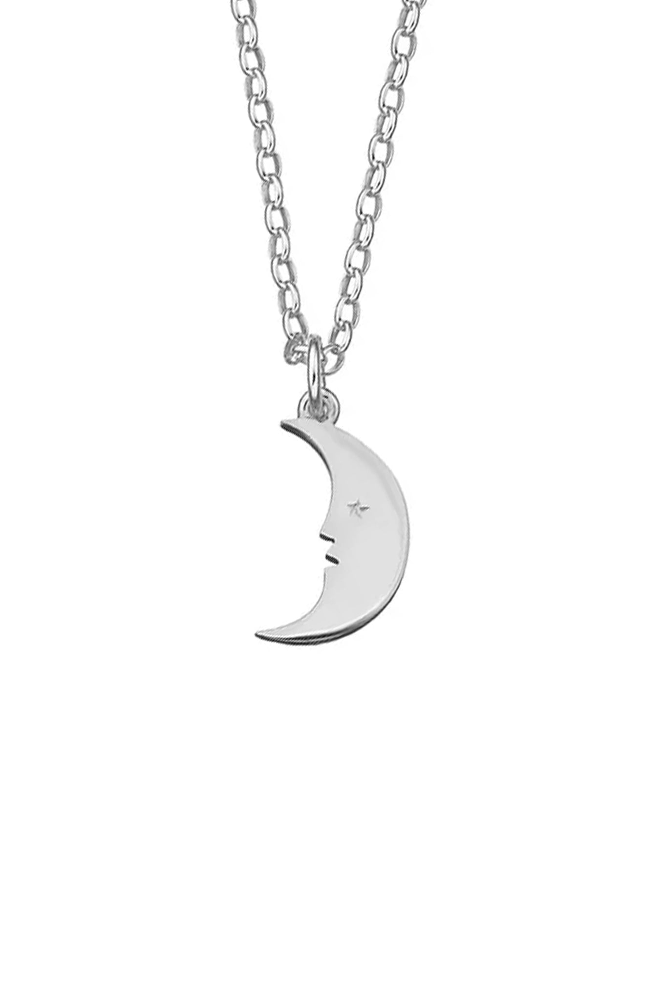 Moon Pendant Silver