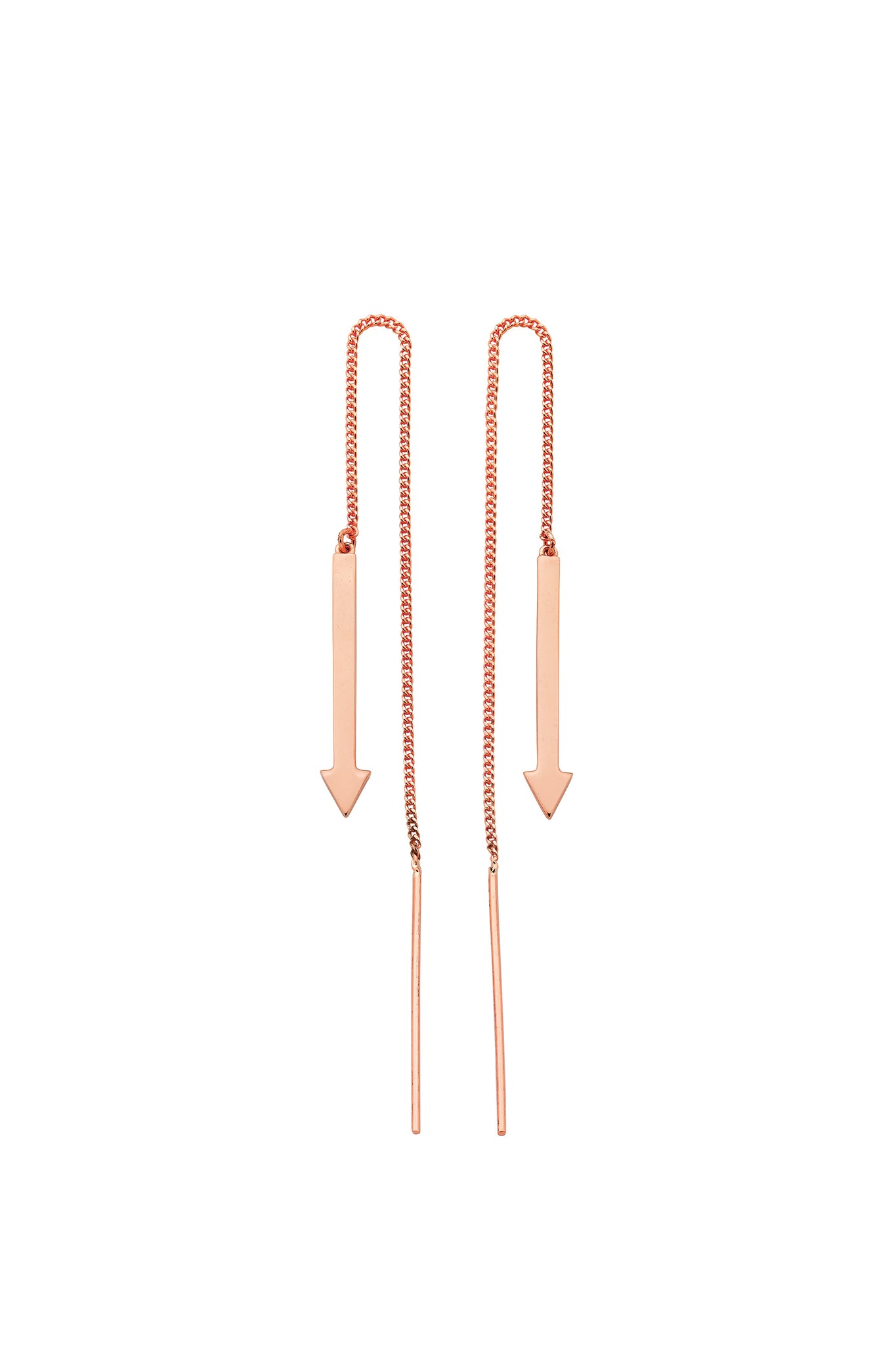Metronome Earrings Rose Gold