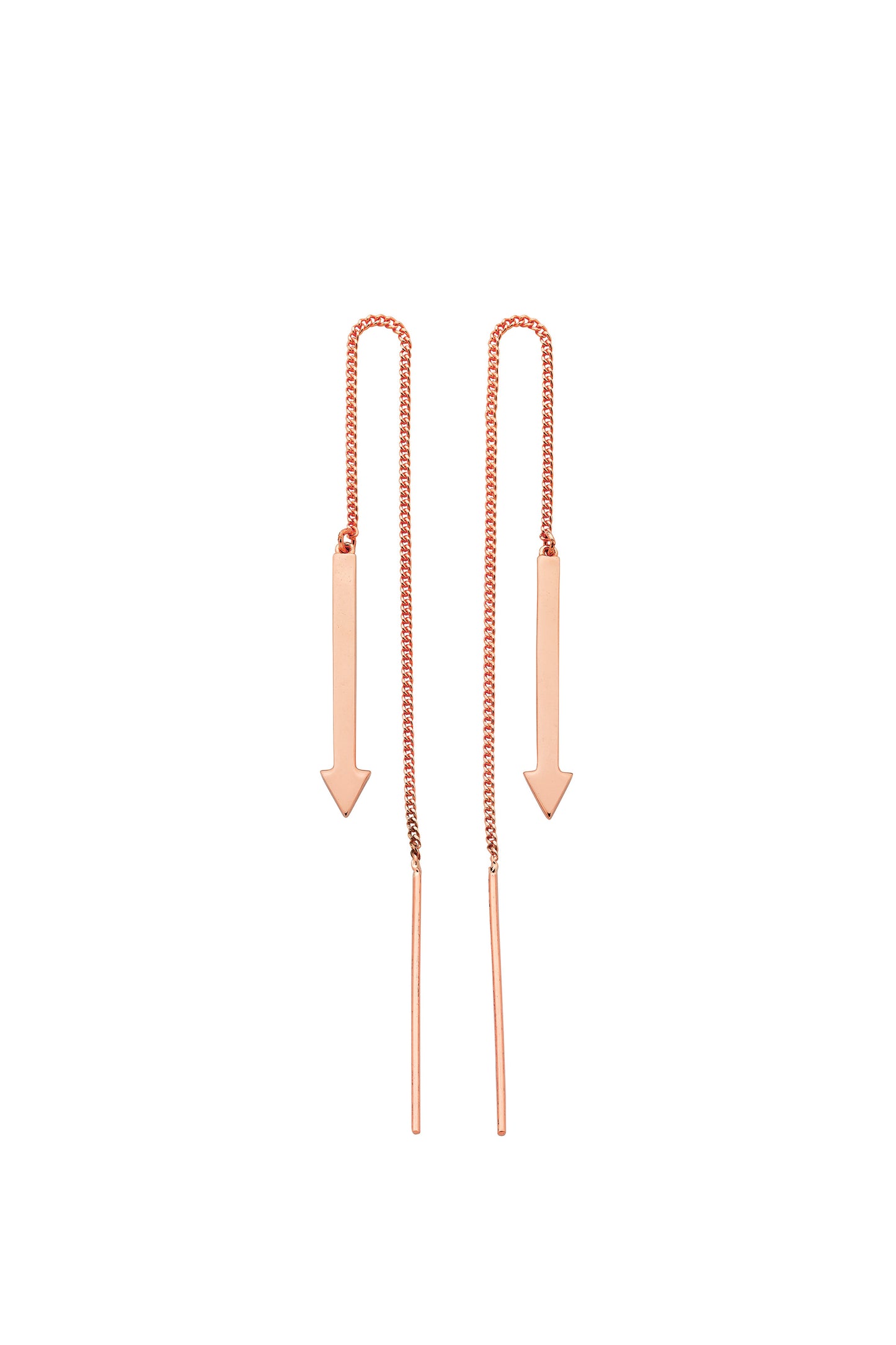 Metronome Earrings Rose Gold