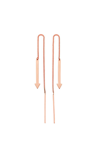 Metronome Earrings Rose Gold