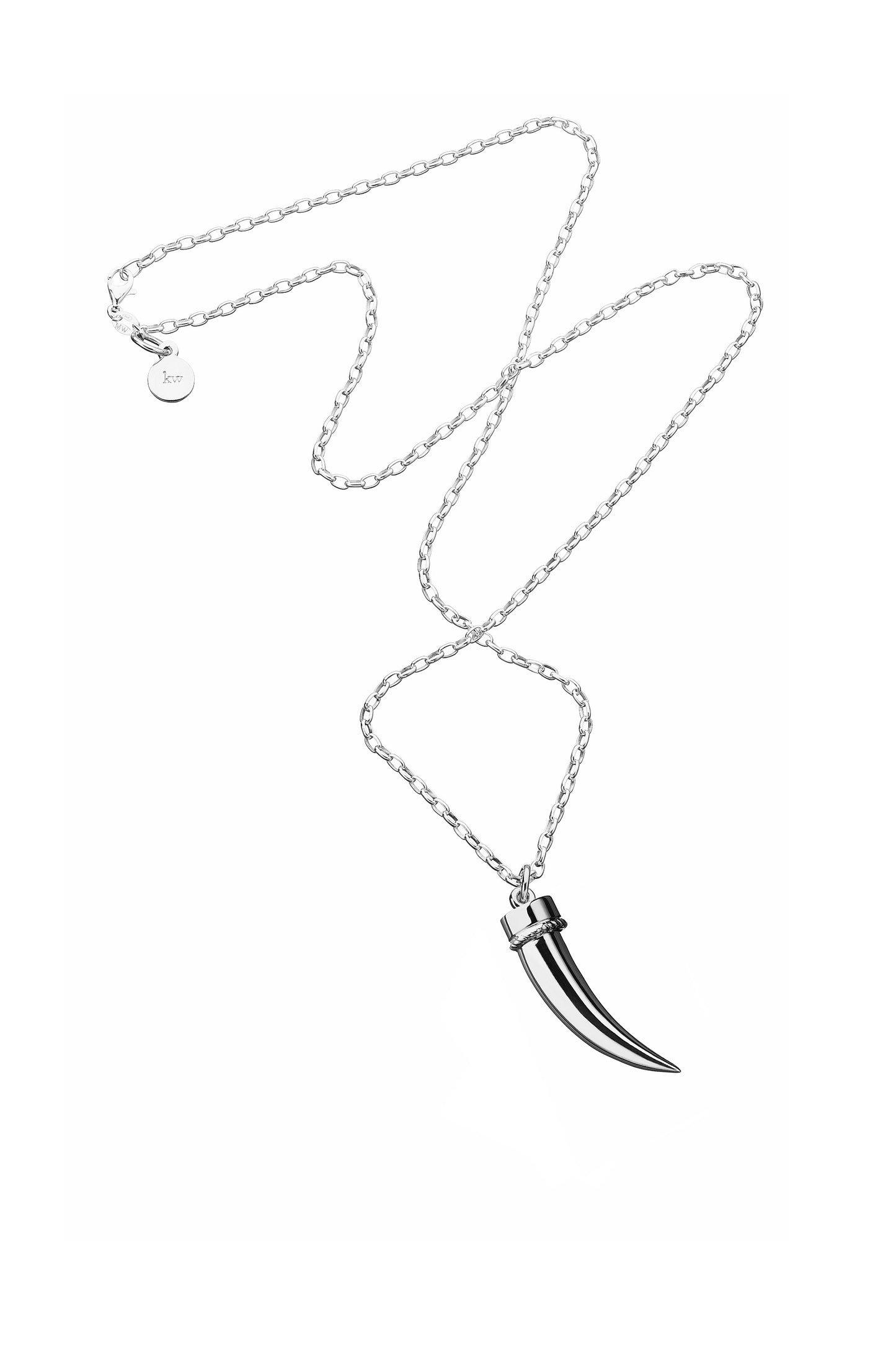 Tusk Necklace Silver