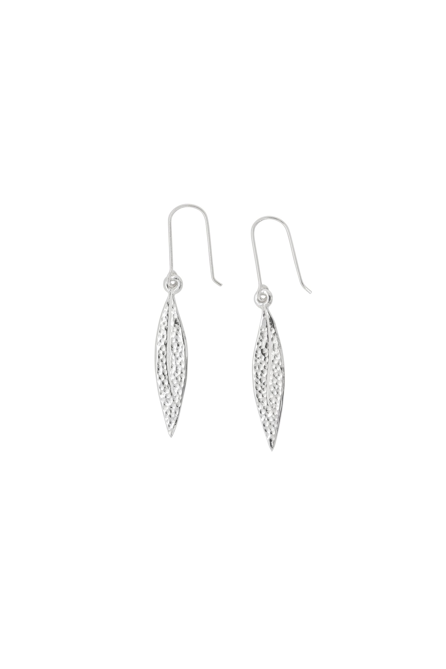 Leaf Earrings Silver