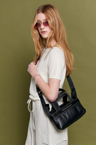 Puffy Runaway Crossbody Black/Black