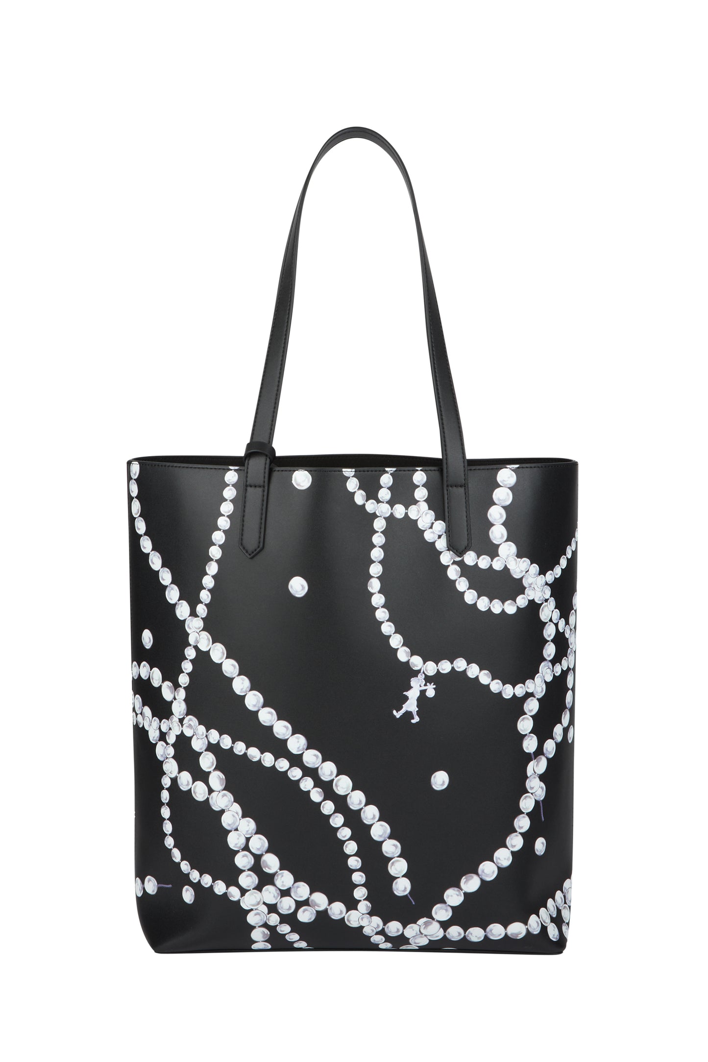 Runaway Pearls Tote Black