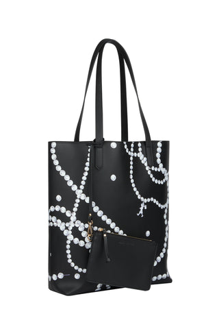 Runaway Pearls Tote Black