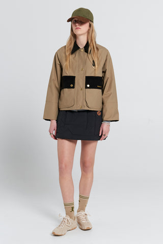 Phoebe Casual Jacket Military Brown