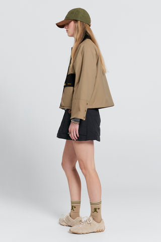 Phoebe Casual Jacket Military Brown
