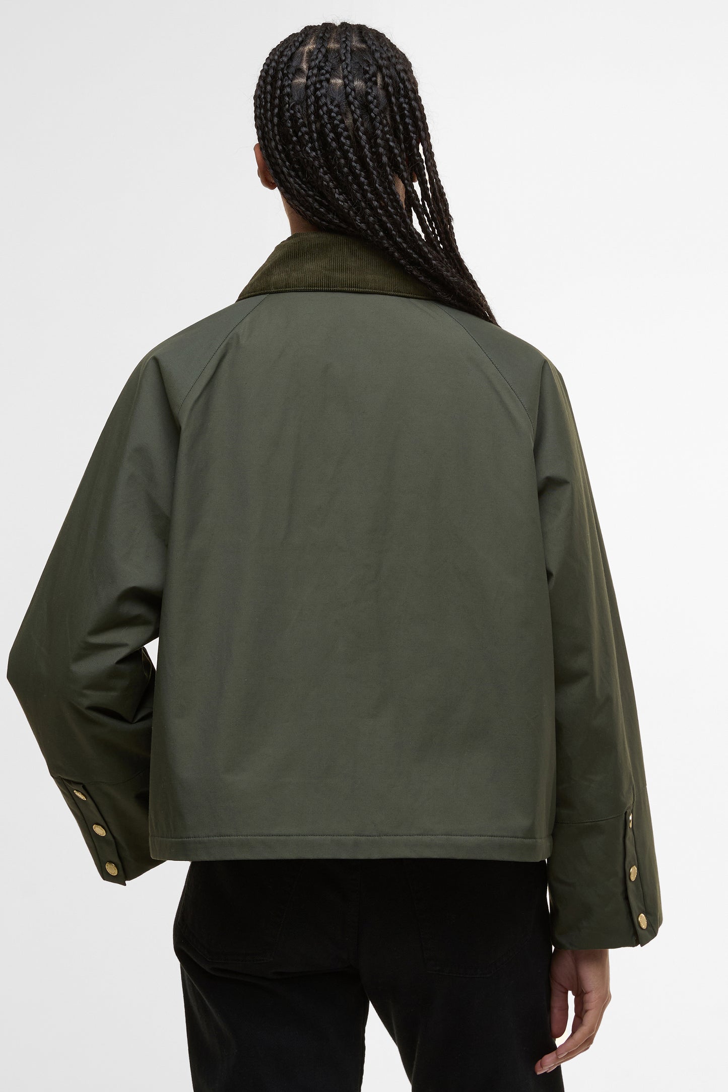 Phoebe Casual Jacket Olive/Brown