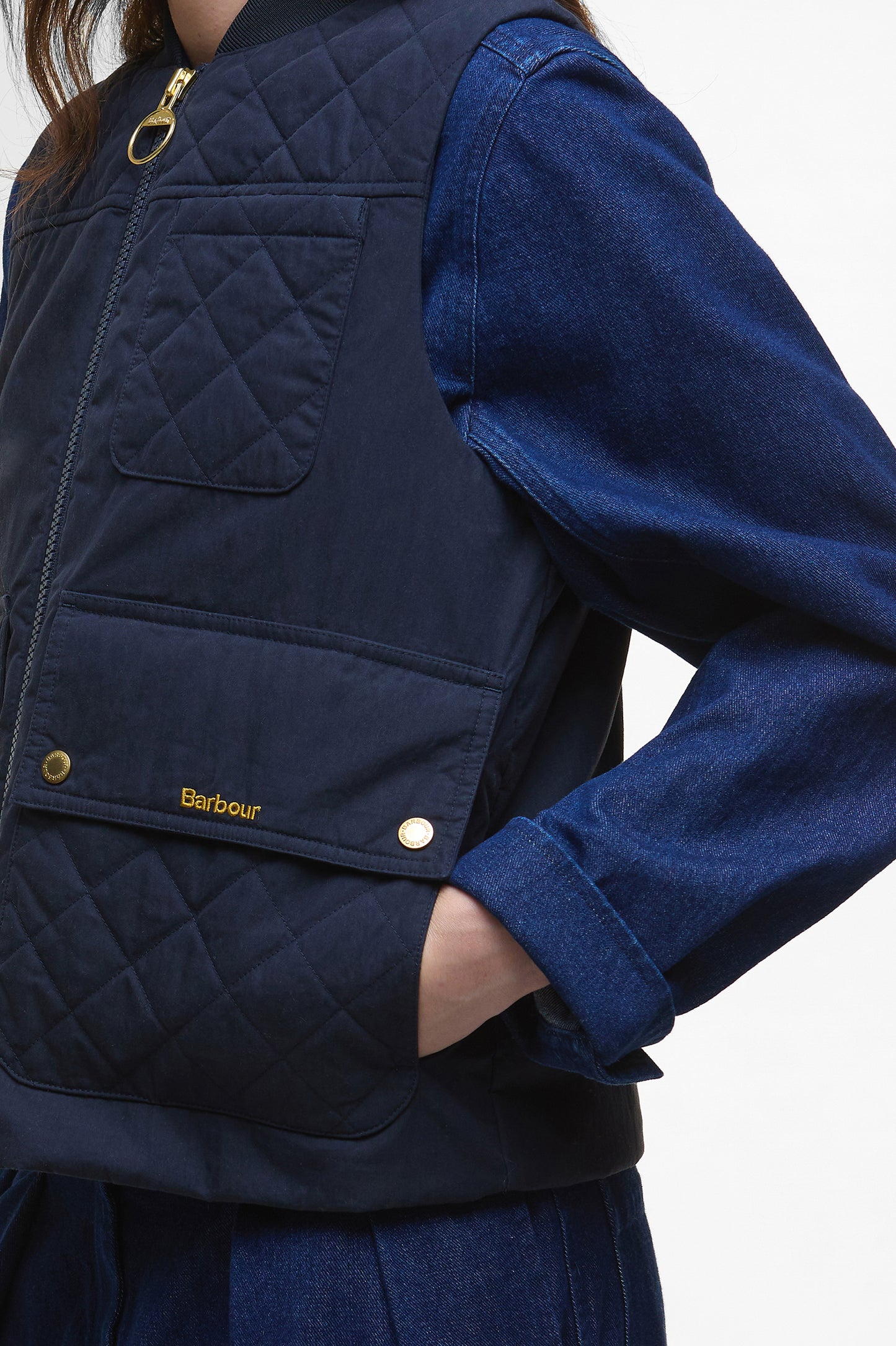 Theodora Gilet Dark Navy