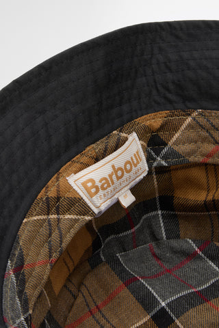Belsay Wax Bucket Hat Navy