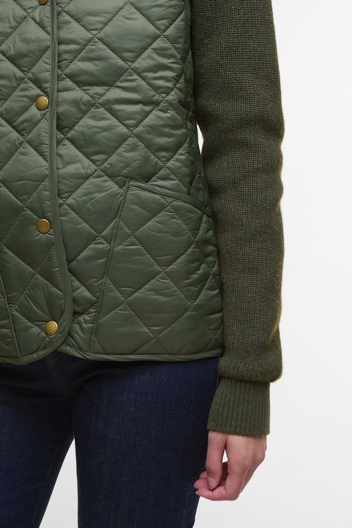 Allendale Knitted Cardigan Olive