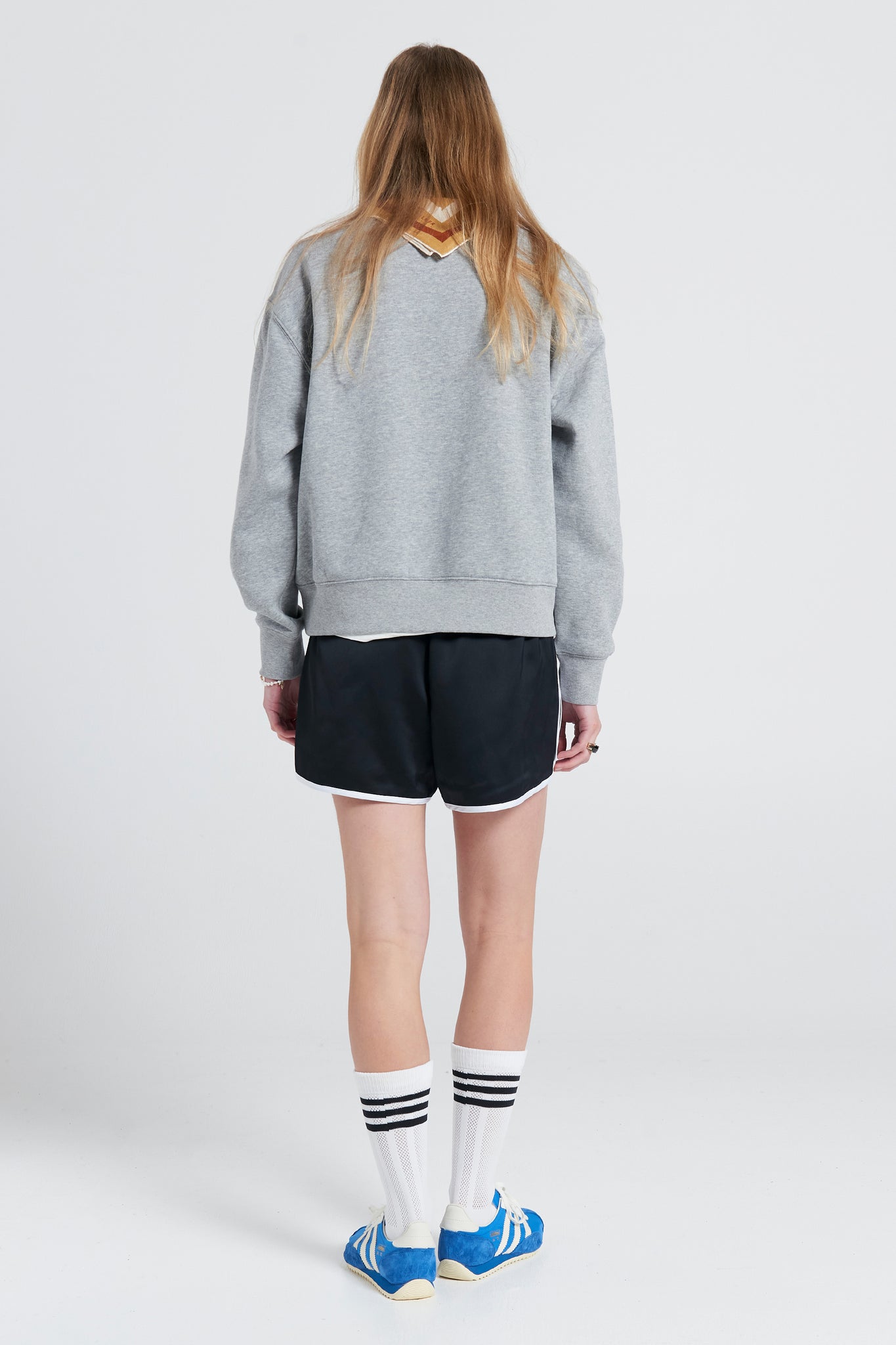 Life with Obstacles Crewneck Sweatshirt Grey Marle