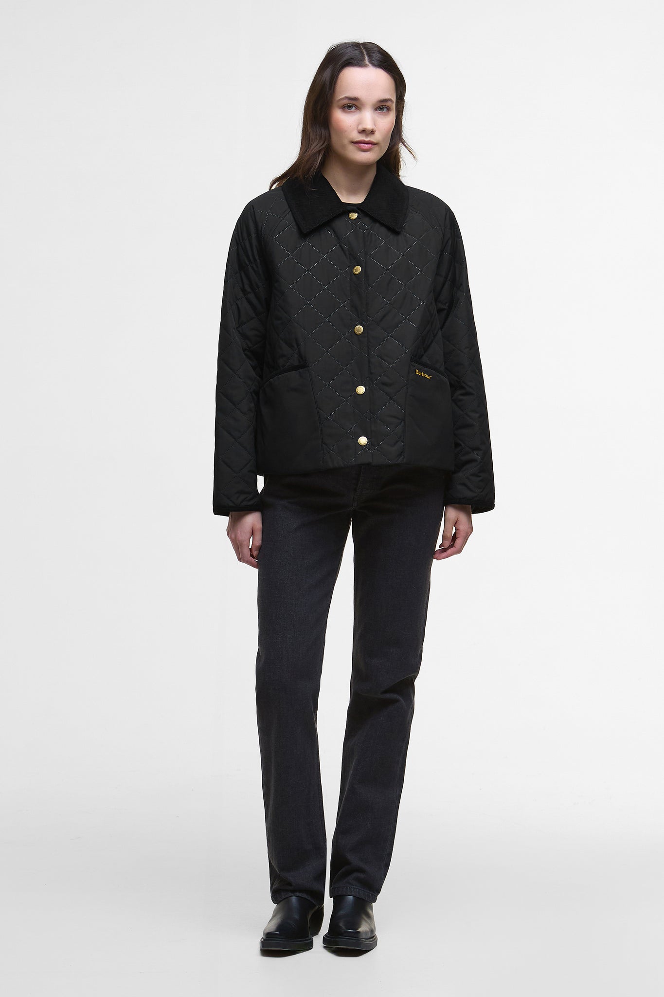 Anise Quilted Jacket Black/Ancient