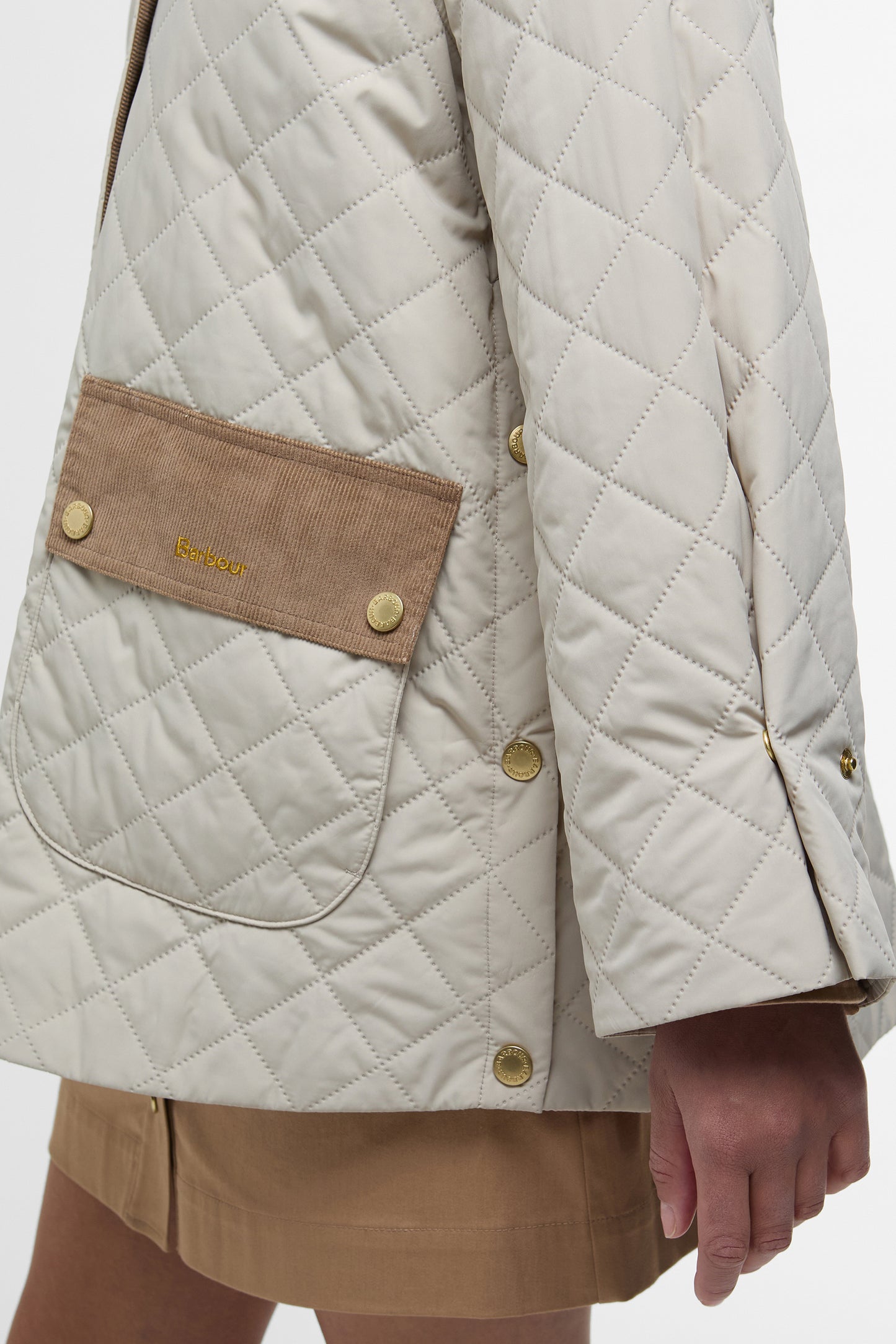 Corinne Quilt Light Sand/Ancient