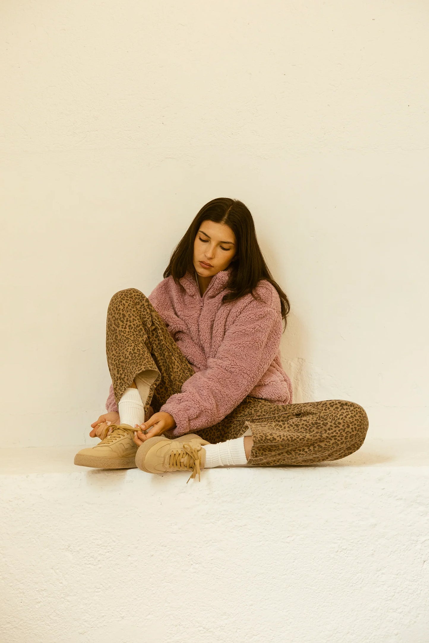 Burela Bold Sneakers Sand Suede