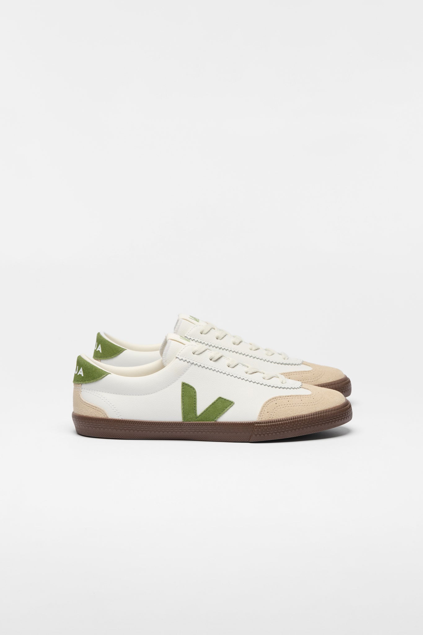 Volley White/Kiwi/Bark