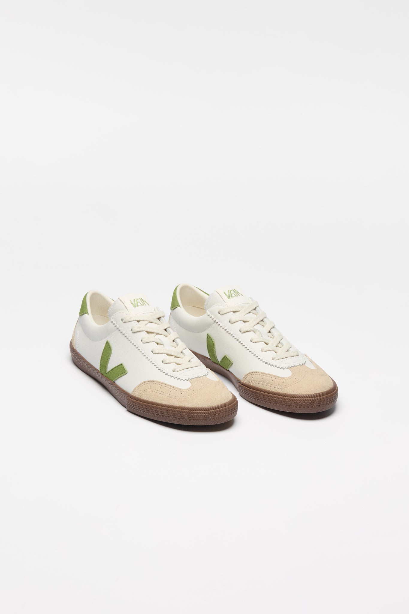 Volley White/Kiwi/Bark