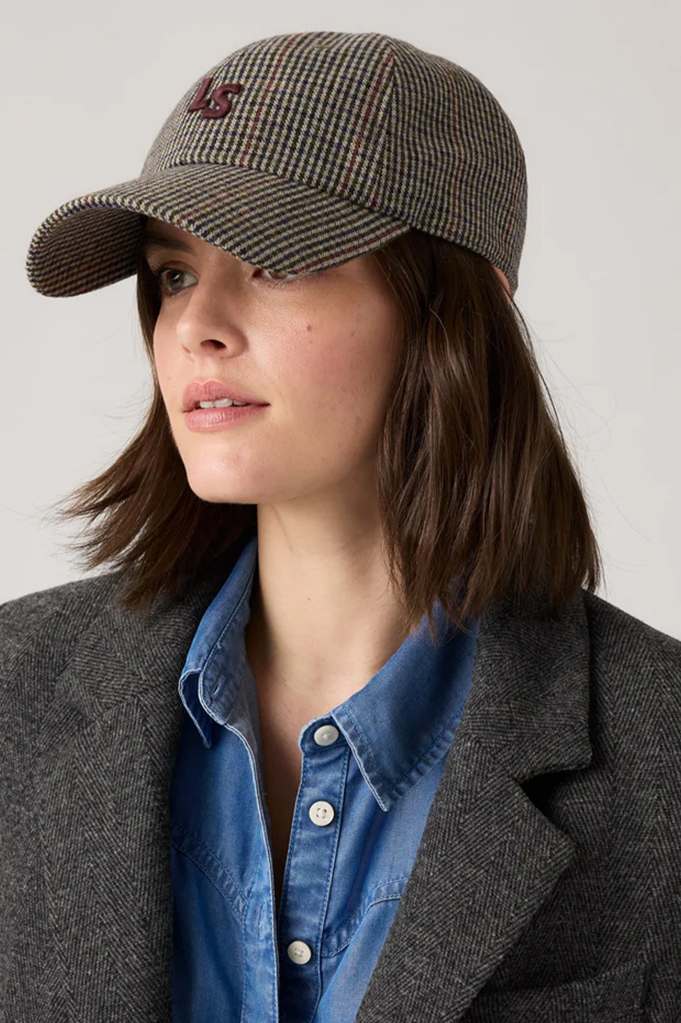 LS Monogram Cap Light Brown