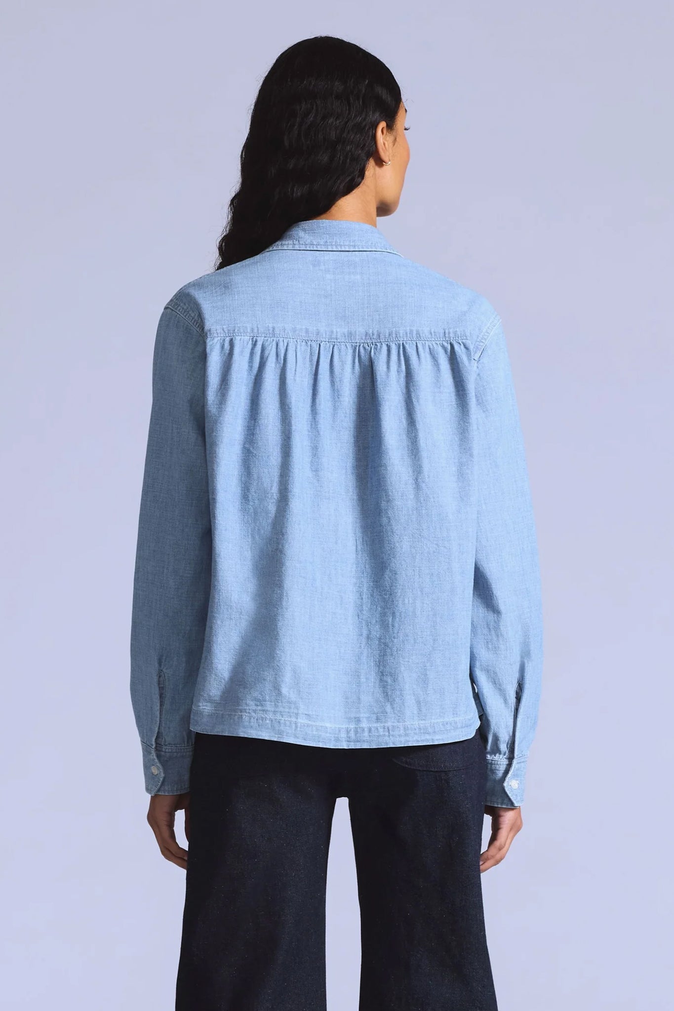 Blue Tab Coral Shirt Chambray Coral Club