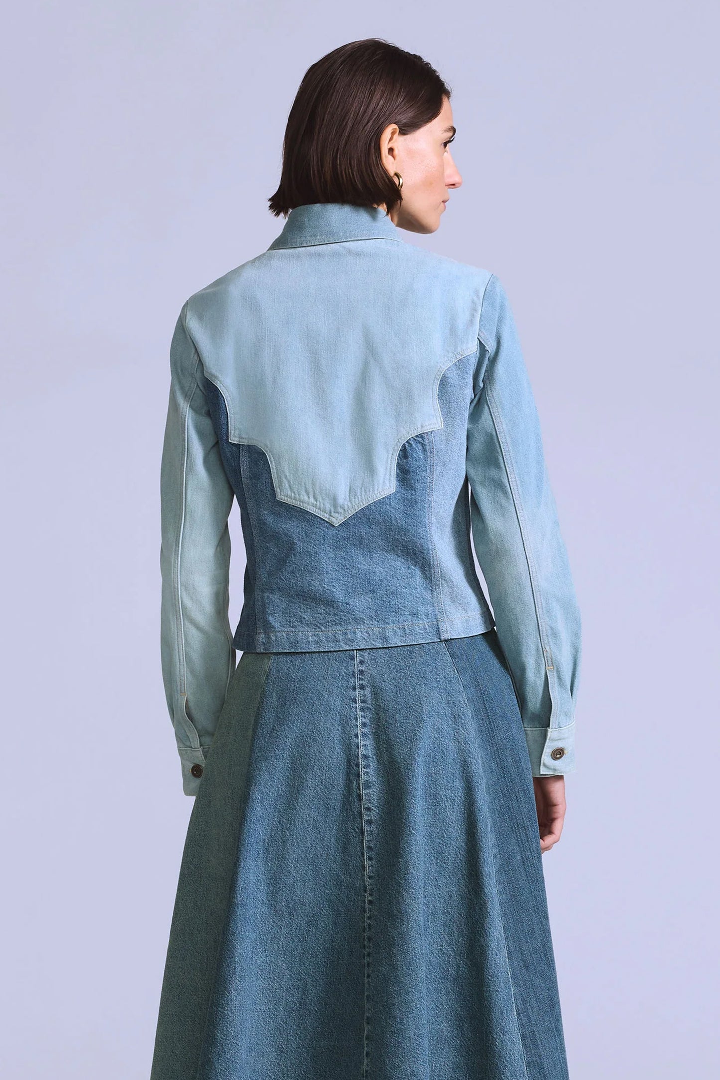 Blue Tab Roper Shacket Senorita