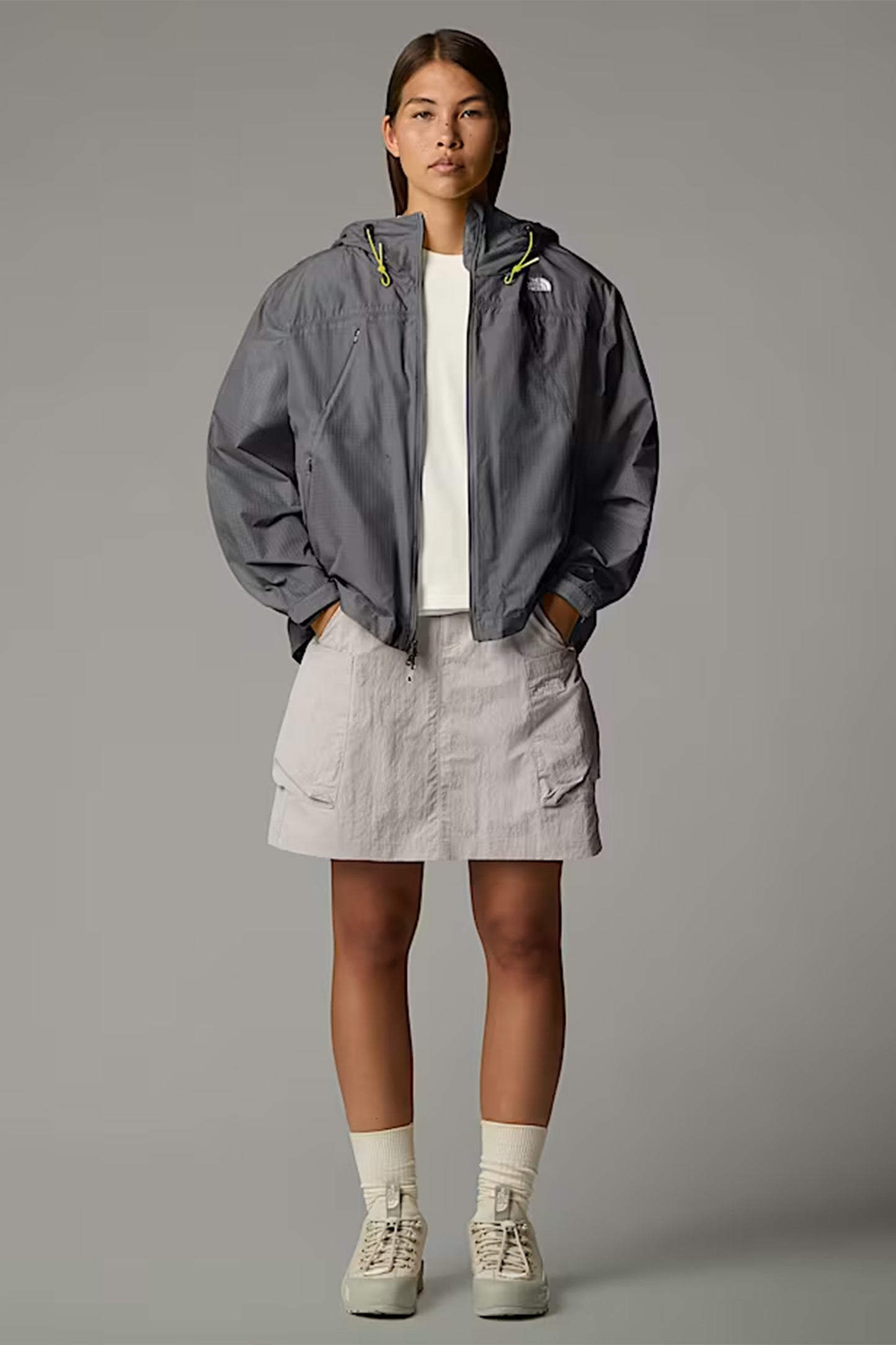 Pocket Skirt Moonstone Grey