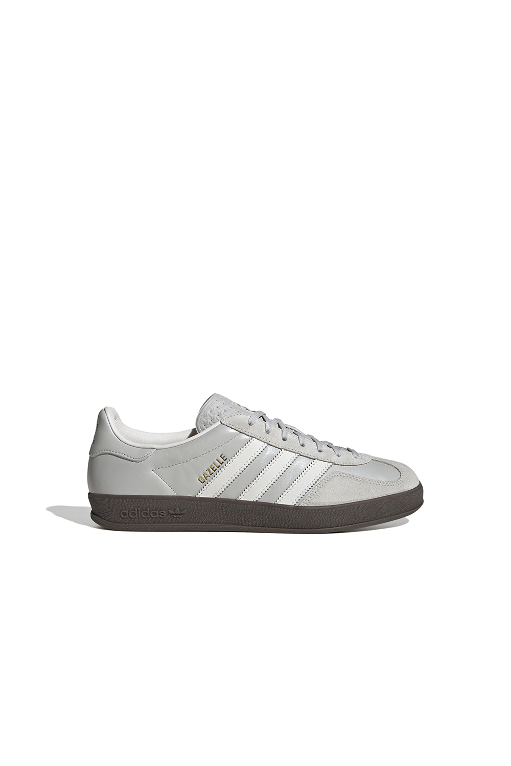 Gazelle Indoor Shoes Grey One/Cloud White/Gum – Karen Walker