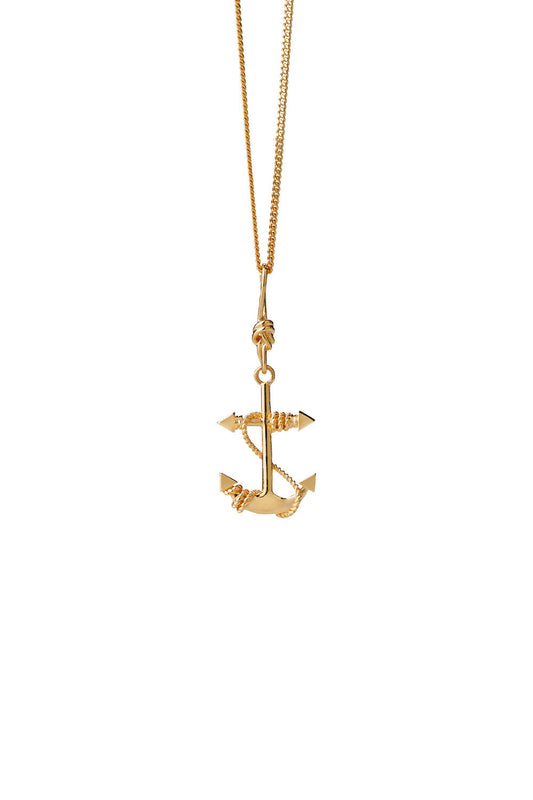 Anchor Necklace Gold
