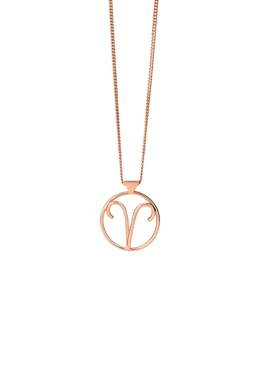 Aries Necklace Rose Gold
