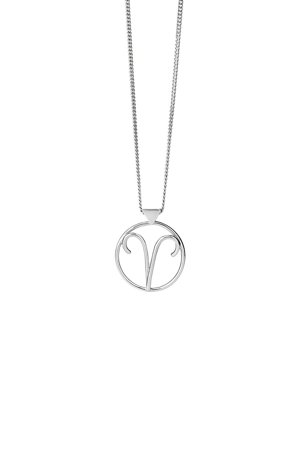 Aries Necklace Silver