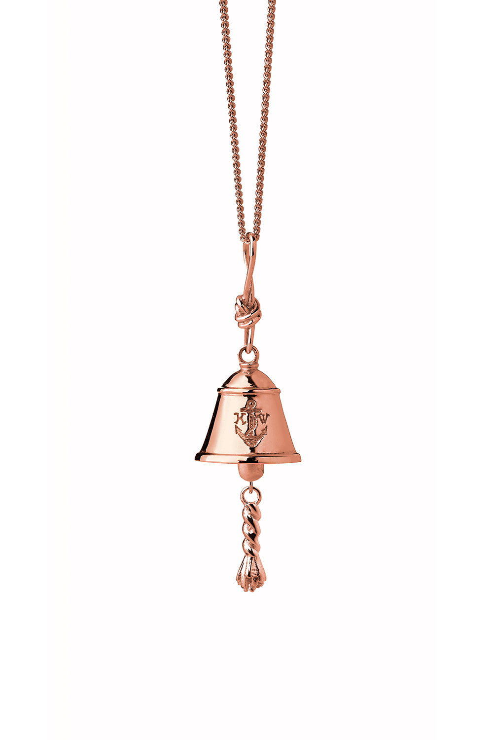 Bell Necklace Rose Gold
