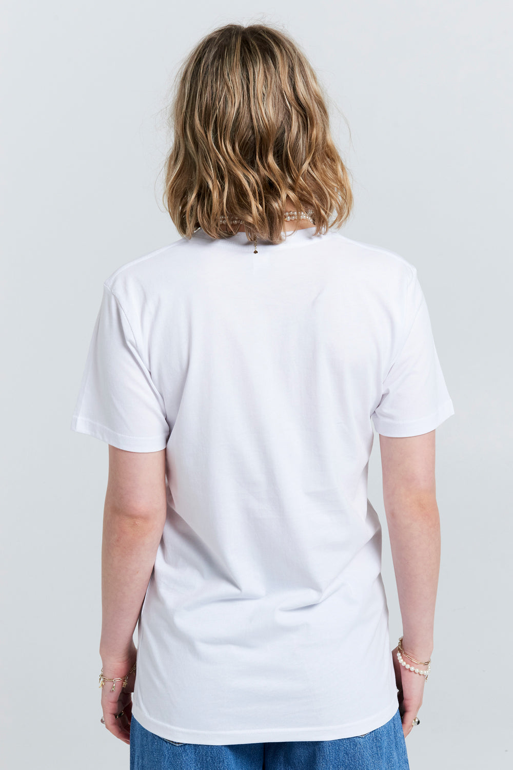 Cat Lady Organic Cotton T-Shirt White