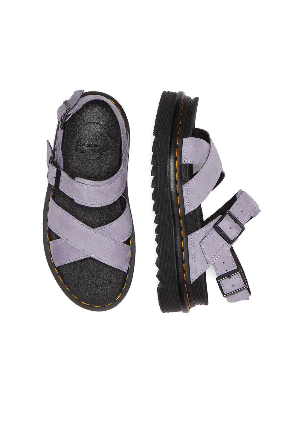 Dr. Martens Voss II Cross Strap Sandal Lavender Frost