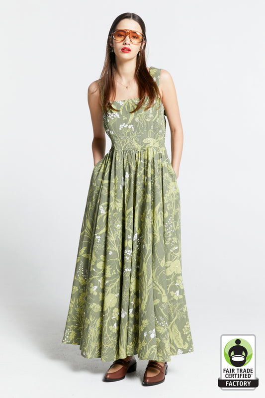 Eden Dress Green