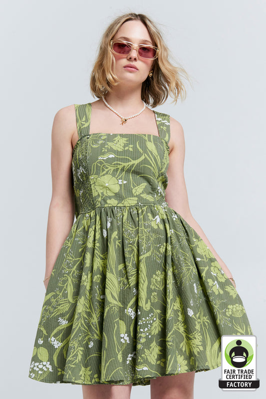Eden Mini Dress Green