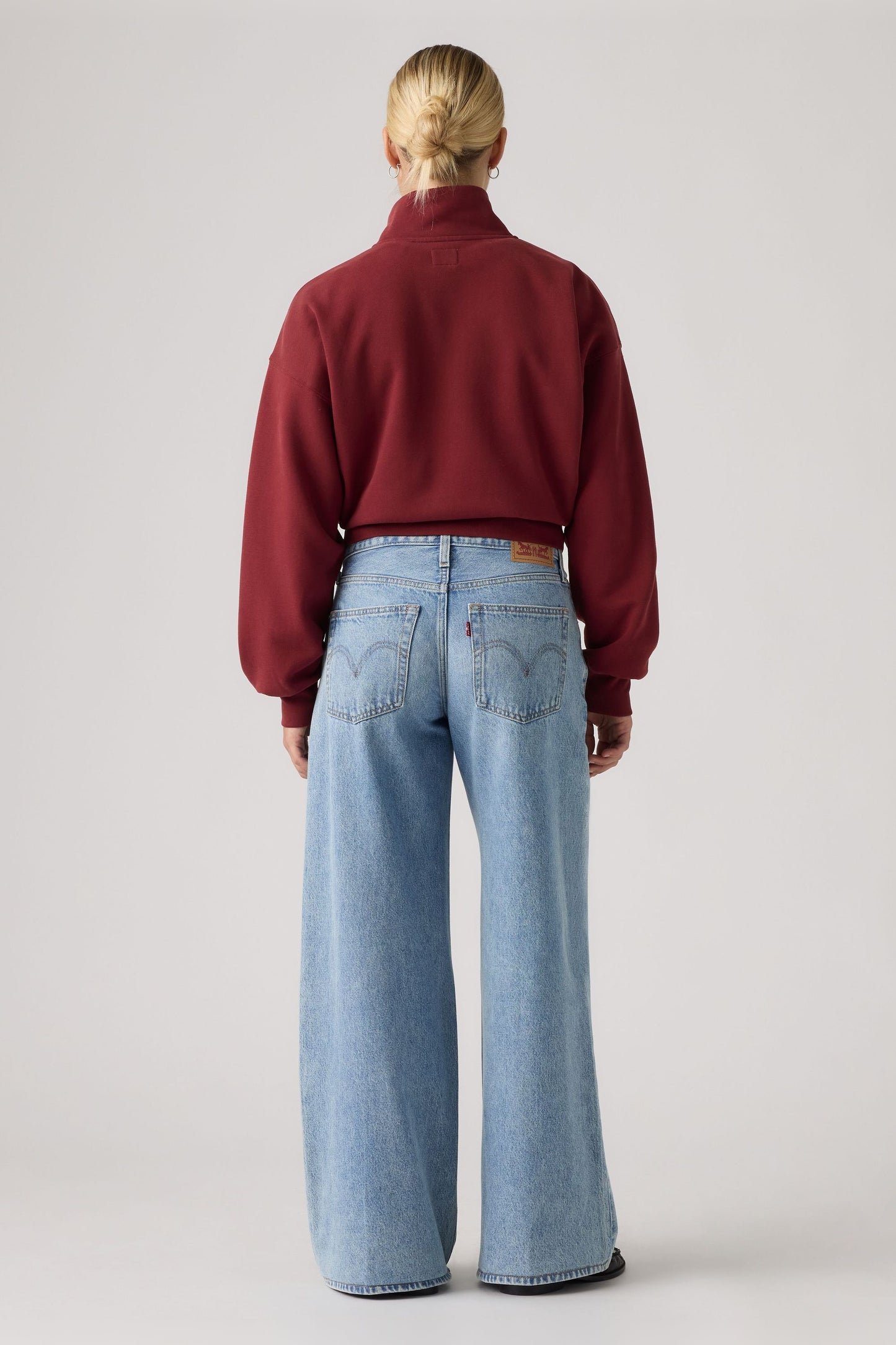 Middy Wide Leg Pen and Paper Light Indigo
