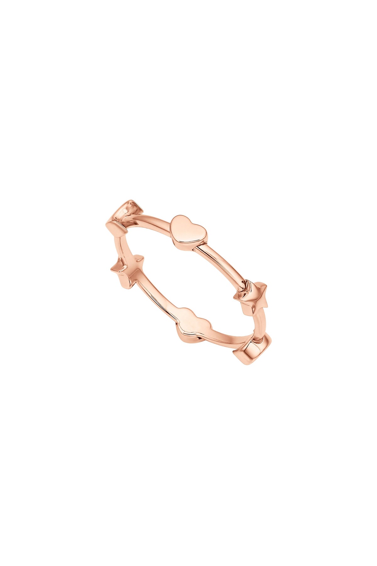 Mini Charm Ring Rose Gold